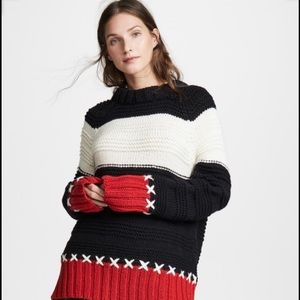 SMYTHE Cross Stitched Sweater